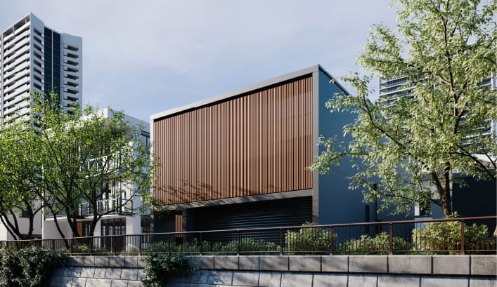 ビルドインガレージの家