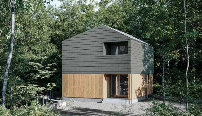 北欧スタイルの家